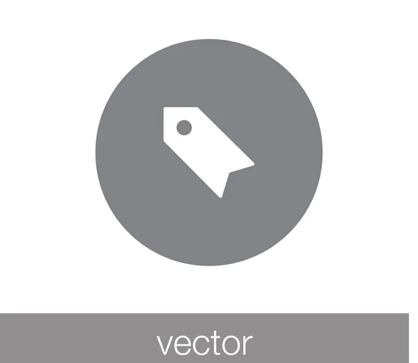 Marcador Ícone plano — Vetor de Stock