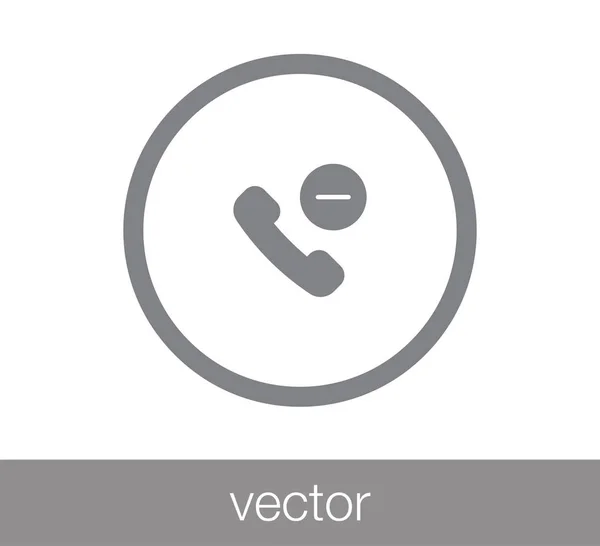 Icona chiamata telefonica . — Vettoriale Stock