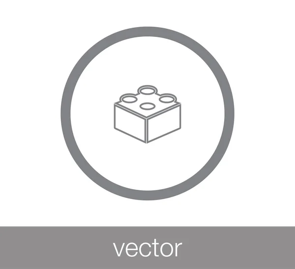 Piece of puzzle icon. — Stock Vector