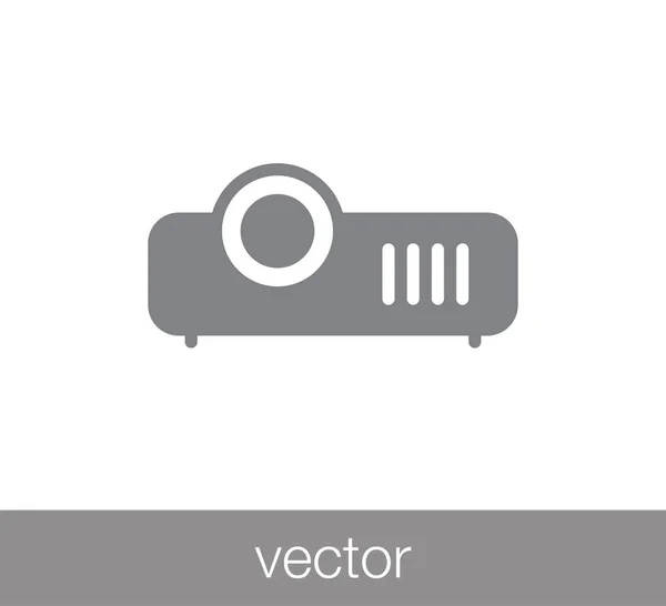 Diseño del icono del proyector — Vector de stock