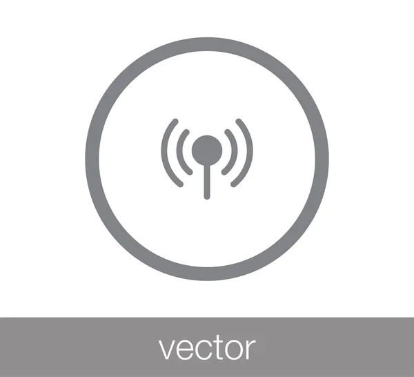 Ícone Wifi. ícone sem fio . — Vetor de Stock