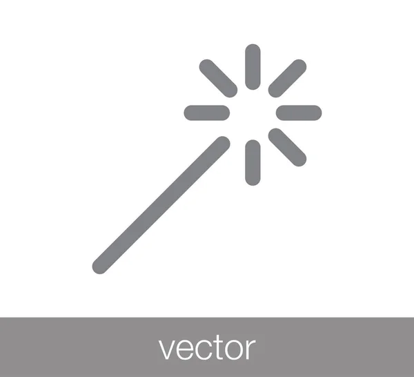 Ikona nástroje kouzelná hůlka — Stockový vektor
