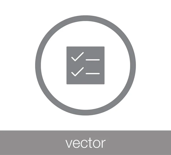 Check mark icon. — Stock Vector