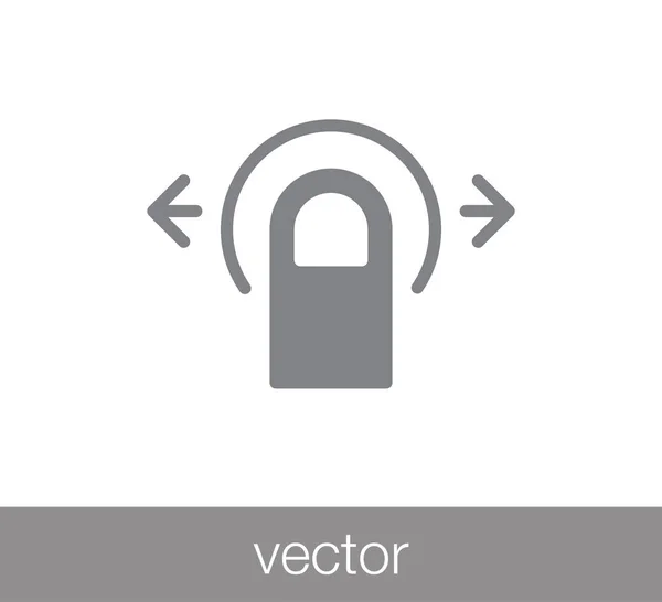 Touch gebaar-pictogram — Stockvector