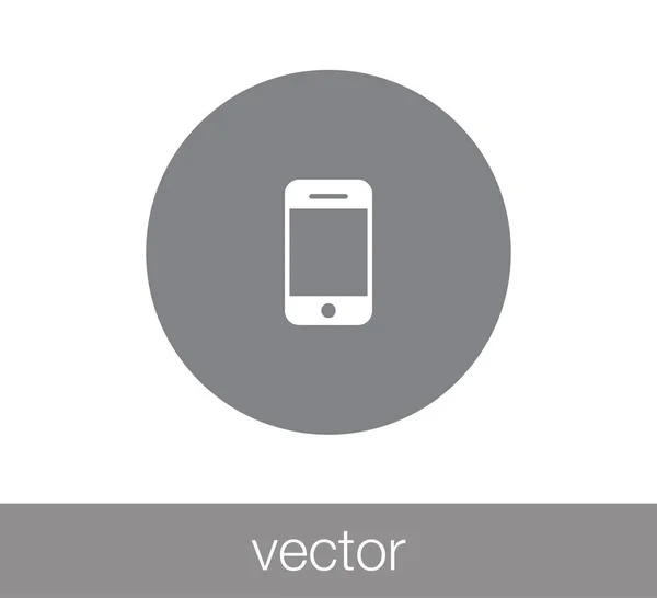 Pictograma telefon mobil . — Vector de stoc