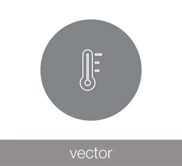 Conception de l'icône de température — Image vectorielle