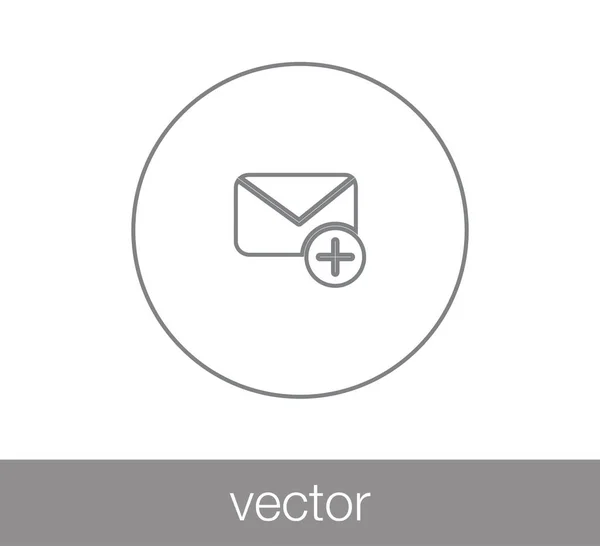 E-Mail einfaches Symbol — Stockvektor