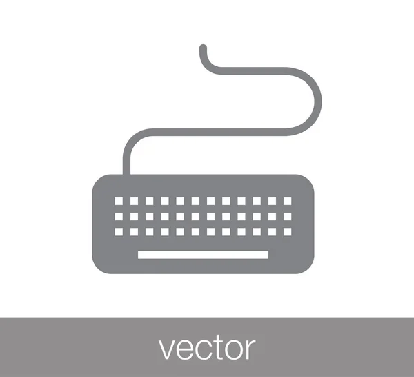 Ikonę klawiatury komputera — Wektor stockowy