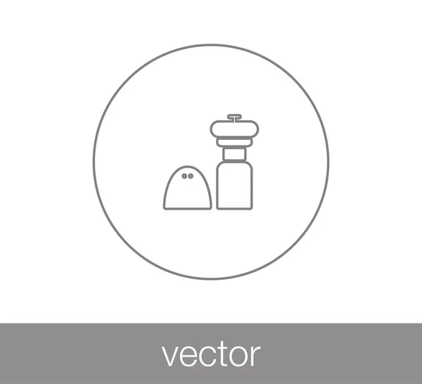 Diseño del icono de la sal — Vector de stock