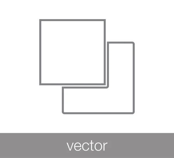 Mover icono plano — Vector de stock