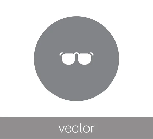 Gafas Icono plano — Archivo Imágenes Vectoriales