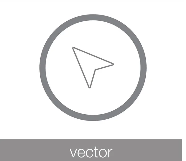 Icono de herramienta de cursor . — Vector de stock