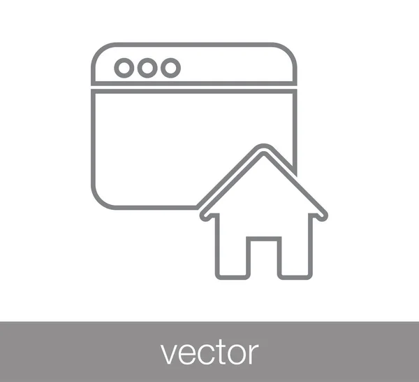 Finestra o icona di programmazione — Vettoriale Stock