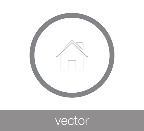 Web huisje. — Stockvector