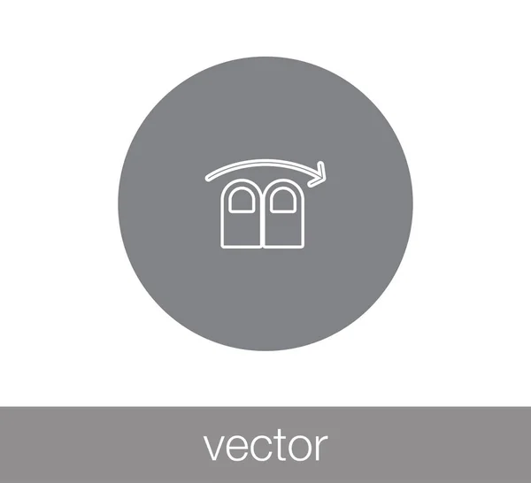 Touch gebaar-pictogram — Stockvector