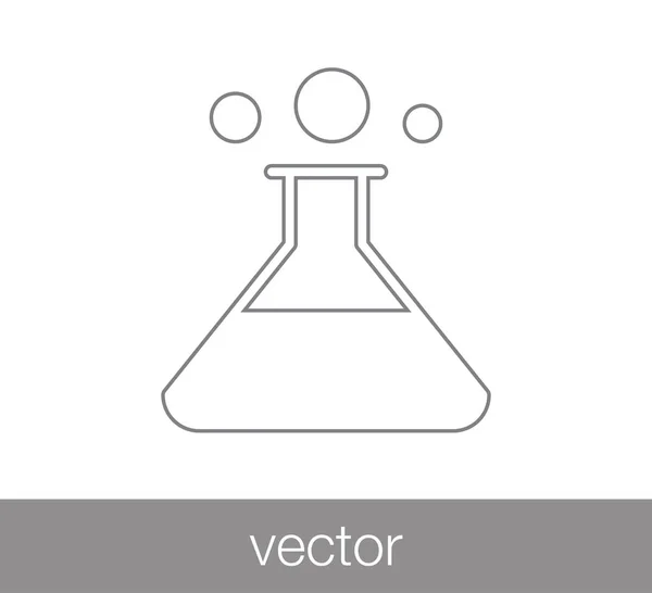 Chemieflaschen-Symbol — Stockvektor