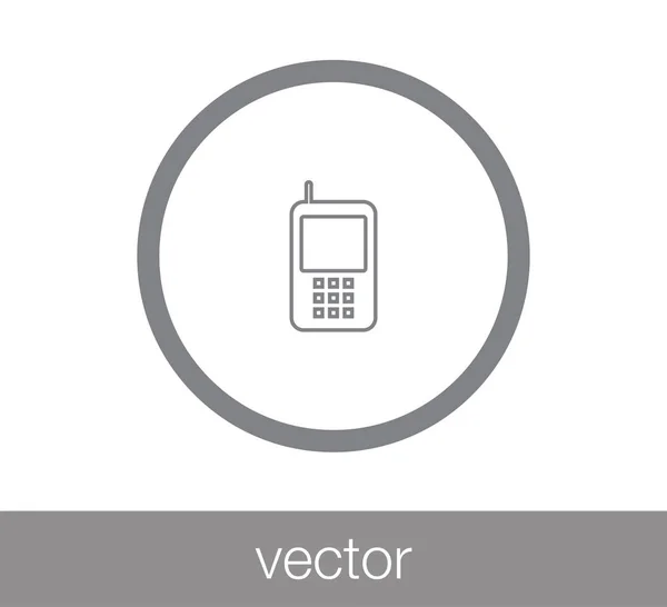 Ícone do telefone móvel. — Vetor de Stock