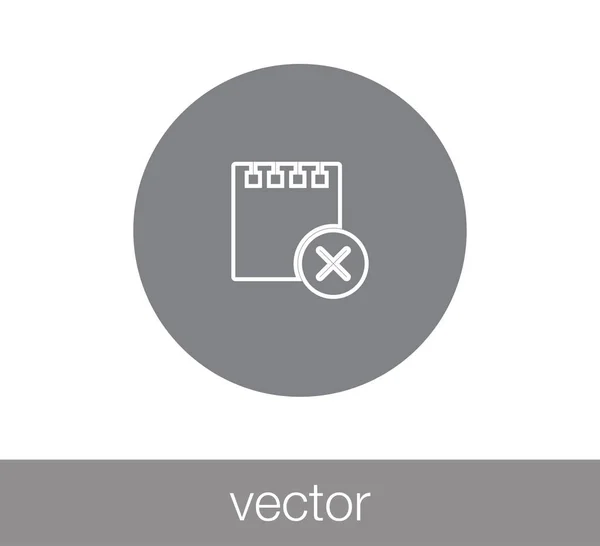 Conception de l'icône Fichier — Image vectorielle