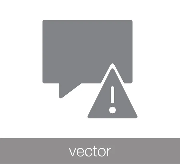 Chat Comentario icono . — Vector de stock