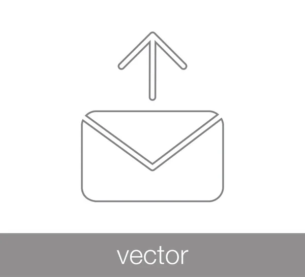 Email simple icono — Vector de stock