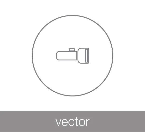 Torch icon illustration. — Stock Vector