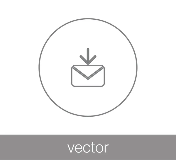 Email simple icono — Vector de stock
