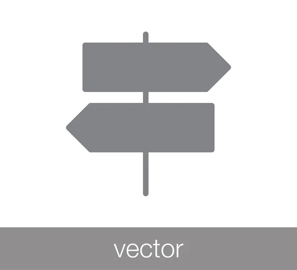 Signo de cruce icono . — Vector de stock