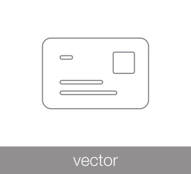 basit e-posta simgesi