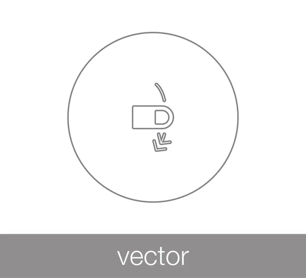 Toca el icono del gesto — Vector de stock