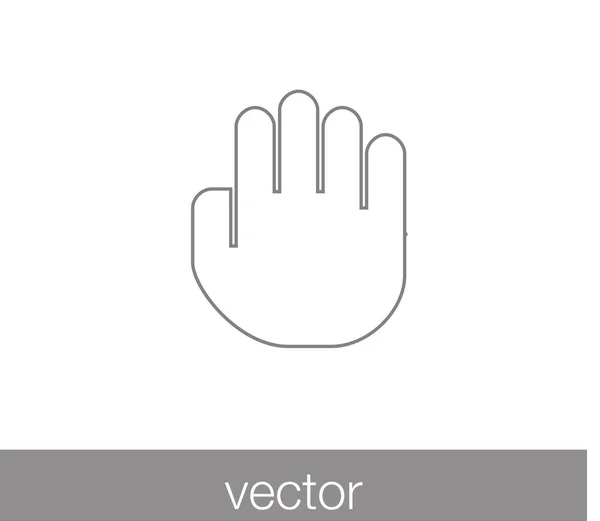 Toca el icono del gesto — Vector de stock