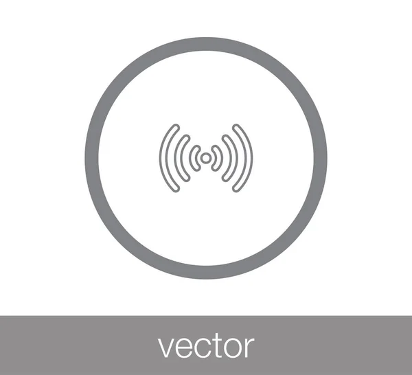 Ícone Wifi. ícone sem fio . — Vetor de Stock