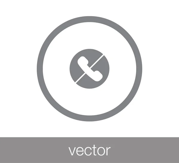 Icono de llamada telefónica . — Vector de stock