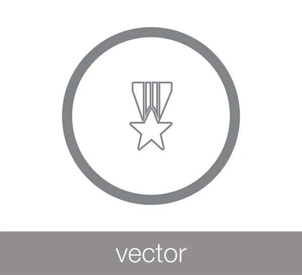 Troféu ícone simples — Vetor de Stock