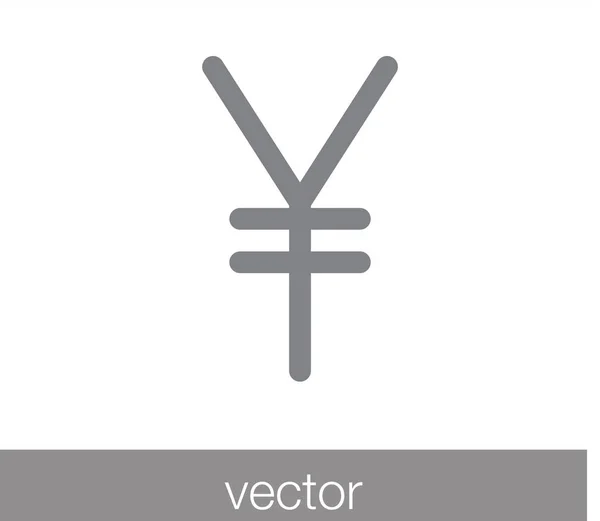 Icono de signo de dinero . — Vector de stock