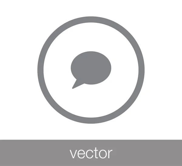 Chat-Kommentar-Symbol. — Stockvektor
