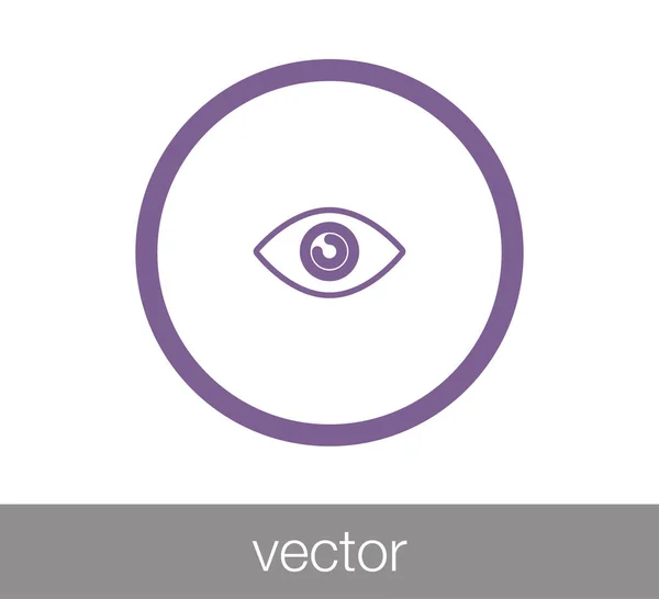 Eye web icon. — Stock Vector