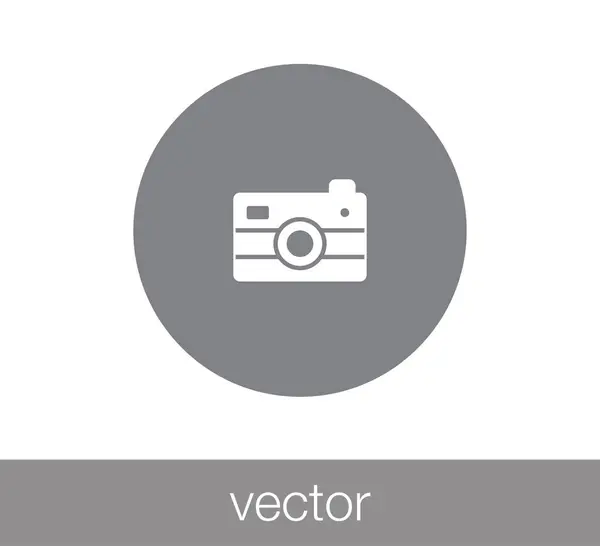 Ikona fotoaparátu. — Stockový vektor