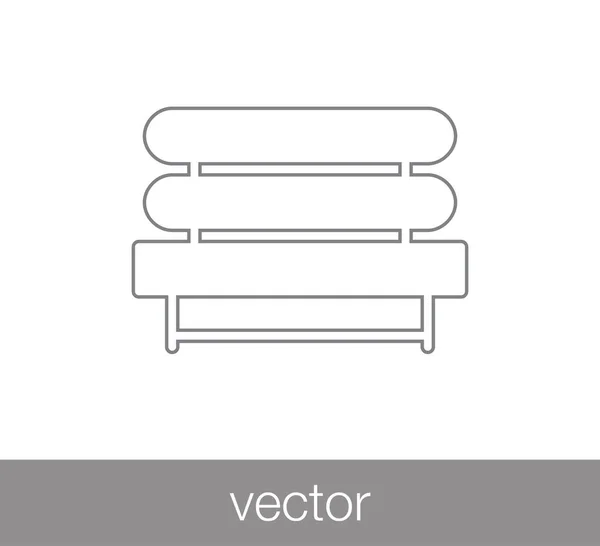 Ilustración del icono silla — Vector de stock