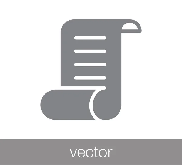 Web-Symbol dokumentieren — Stockvektor