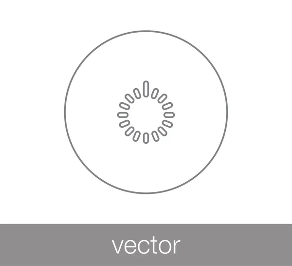 Icono del cargador web . — Vector de stock