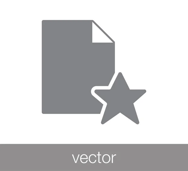 Document web icon. — Stock Vector