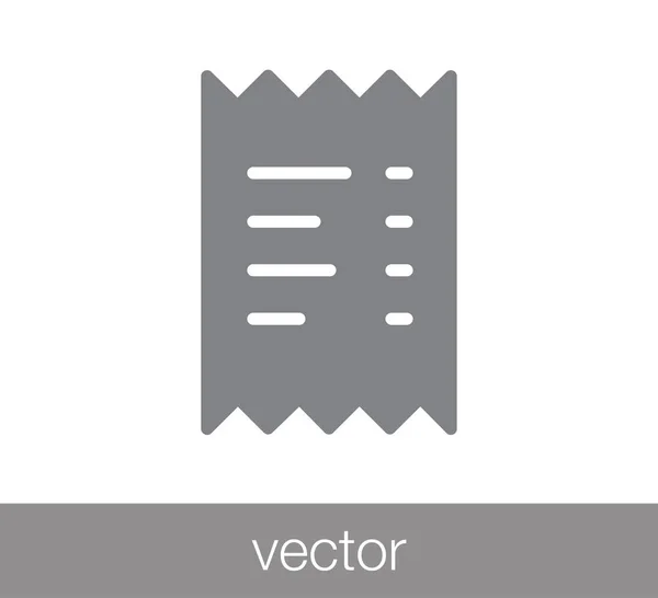 Shopping list icon — Stock Vector