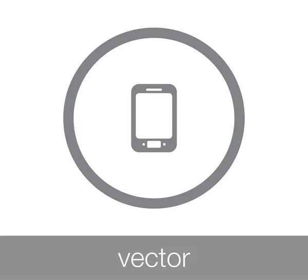 Pictograma telefon mobil . — Vector de stoc