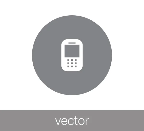 Мобільний телефон значок . — стоковий вектор