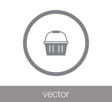 Alışveriş sepeti simgesi.