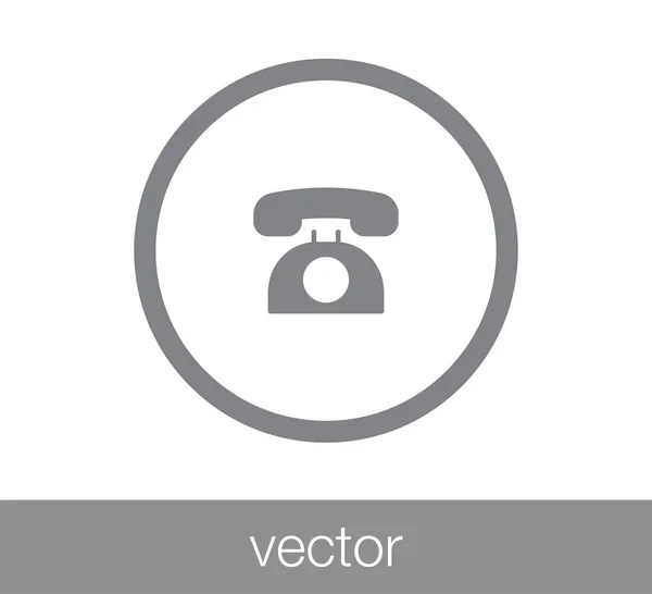 Teléfono icono web . — Archivo Imágenes Vectoriales