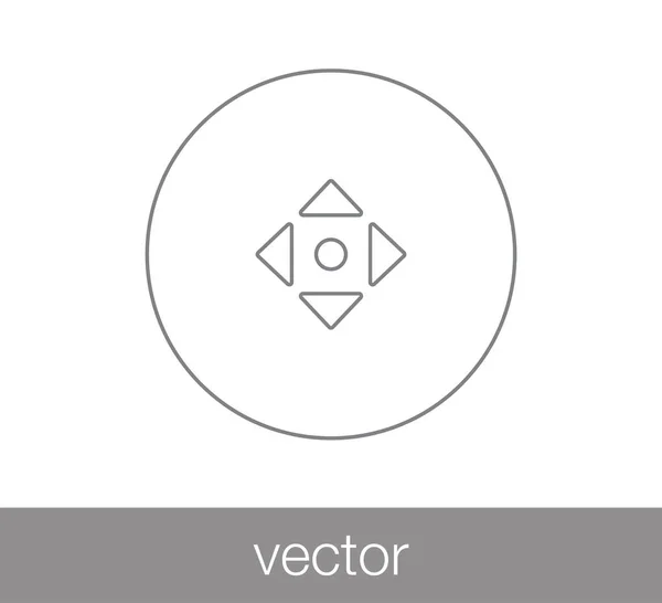 Mover icono de símbolo . — Vector de stock