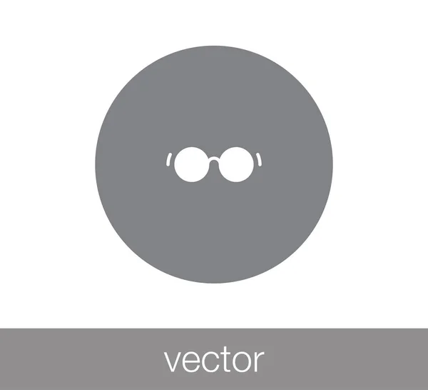 Gafas Icono plano — Vector de stock