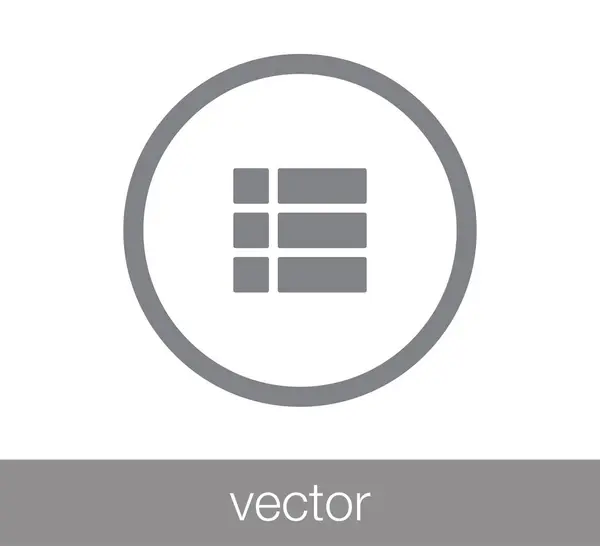 Server web icon — Stock Vector