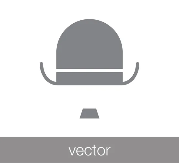 Gentleman's hat icon — Stock Vector